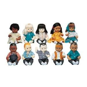  Dolls Multi Ethnic Asian Girl: Toys & Games