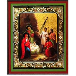  Icon of Nativity of Christ, Small, Orthodox Icon 
