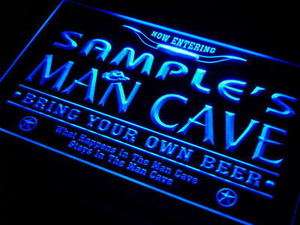    tm Name Personalized Custom Man Cave Beer Bar Neon Light Sign  
