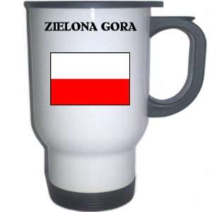 Poland   ZIELONA GORA White Stainless Steel Mug 