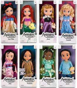 Animators Disney princess dolls set Snow White Pocahontas Jasmine 