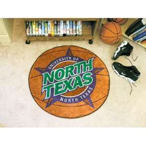 University of North Texas Round Basketball Mat (29):  