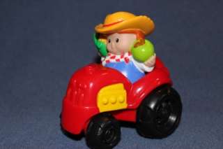 FISHER PRICE 2007 Little People Farmer & FARM ANIMALS   Cow, Horse 