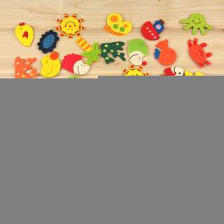 Cartoon Baby Toy Refrigerator Wooden Magnets 1pcs  