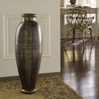   Antique Gold Decorative Large Vase Floor Urn 858941002078  