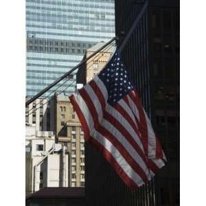 com American Flag, Manhattan, New York, New York State, United States 