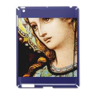 iPad 2 Case Royal Blue of Mother Mary Stained Glass