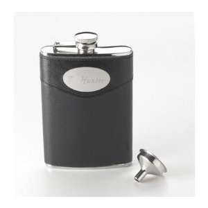 Leather Flask 8 Ounces (1 per order) Personalized Gift 