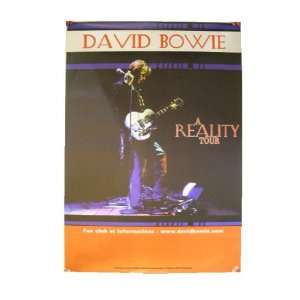  David Bowie Concert Poster Europe A Reality Tour 
