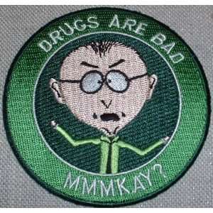   South Park TV Series Mr. MACKEY Drugs are Bad PATCH 