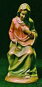 ANRI WOODCARVING Kuolt MARY 6in Nativity Pc NEW  