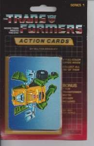 UNOPENED 1984 HASBRO TRANSFORMERS CARD PACK LOT 71a  