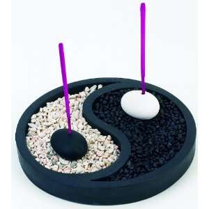  Yin Yang Incense Burner 6With Stones Zen Ying Yang 