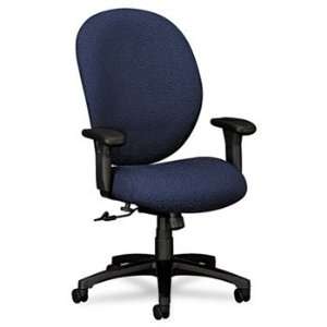  New   Unanimous High Back Executive Chair, Navy Blue 