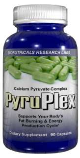 3x PyruPlex Calcium Pyruvate L Carnitine Alpha Lipoic  