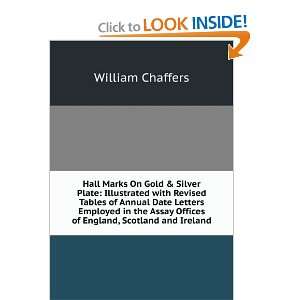  Hall Marks On Gold & Silver Plate: Illustrated with 