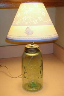 Mason Jar to Vintage Lamp Mason Jar Lamp Adapter Brown  