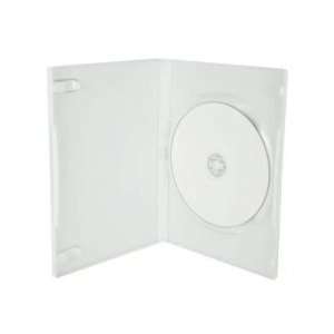    50 STANDARD Solid White Color Single DVD Cases Electronics