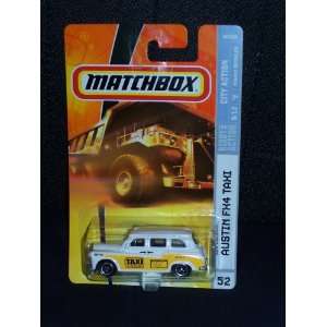   Matchbox 2008 #52 Austin FX4 Taxi White & Yellow [Toy] Toys & Games