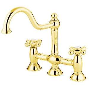 Wide Spread Kitchen Faucet by Elements of Design   ES3782AX in 