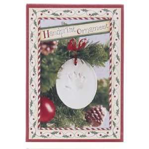  Personalized Holly Handprint Ornament Kit Christmas 