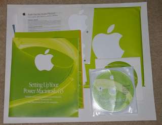   sales literature warranty information two white apple stickers etc