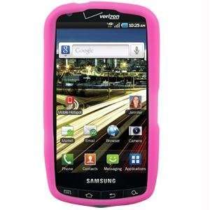   Cover for Samsung 4G LTE i510   Hot Pink Cell Phones & Accessories