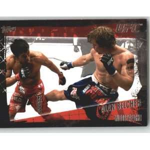  2010 Topps UFC Trading Card # 37 Alan Belcher (Ultimate Fighting 