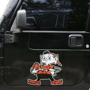  NFL Cleveland Browns Team Logo Elf Car Magnet: Sports 
