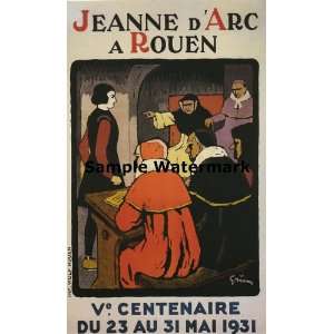 Jeanne D ARC Saint Joan of Arc Trial in Rouen French 