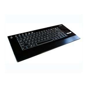 AZiO Black USB 86 Keys and 7 Function Keys RF Wireless Slim Keyboard 