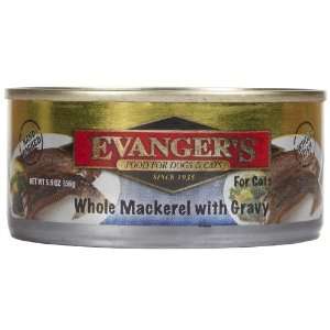   Premium Whole Mackerel with Gravy Cat Food, Case of 24
