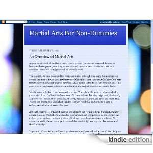  Martial Arts For Non Dummies Kindle Store ATTIC Global
