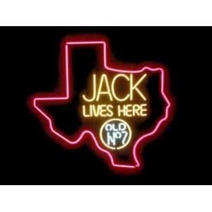  New Jack Daniels Jack Lives Here Texas Beer Bar Sign 