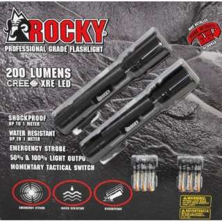  Rocky Professional Grade CREE XRE LED Flashlight   200 