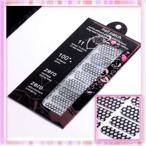  Round Dots Pattern Metal Nail Decals Foil Different Size B0057: Beauty