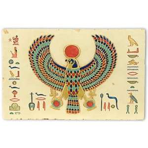  Horus Falcon relief, color detailed