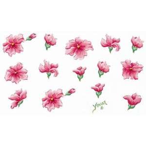  Pink Blossoms   2 Sheets   Tatouage Rub On Wall Transfer 