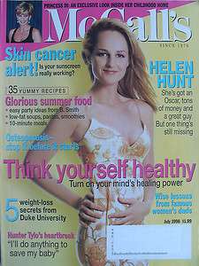   HUNT July 1998 McCALLS Magazine PRINCESS DIANA HUNTER TYLO  