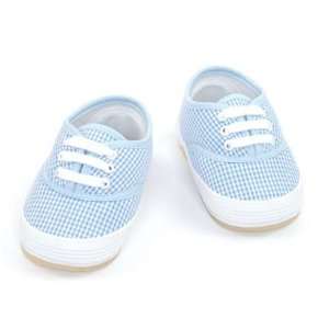  Crown Prince Blue Gingham Tennis Shoes Baby
