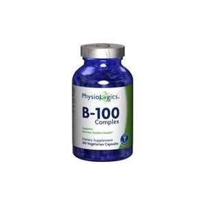  Physiologics B Complex/Vitamin 100mg 100 Capsules Health 