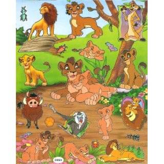 Lion King Simba Nala Kovu Kiara Rafiki Pumbaa Timon Disney Sticker 