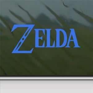   Zelda Blue Decal Nintendo WII Window Blue Sticker Arts, Crafts