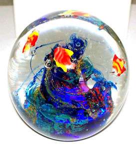 ART GLASS~PAPERWEIGHT~DYNASTY GALLERY~HEIRLOOM COLLECT.  