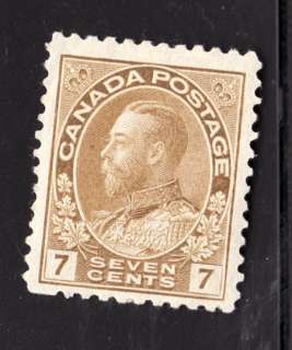 canadian stamp admiral 7c mh f vf 113 c 1915 note the real life color 
