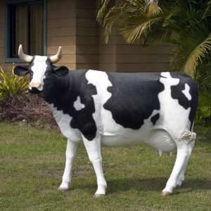  53 Life Size Domestic Animal Dairy Cow Statue Sculpture 