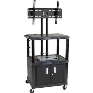 Tuffy 62 Mobile Flat Panel TV Cart with Locking Cabinet (For Screens 