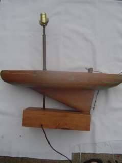 ARTS AND CRAFTS POND BOAT LAMP  