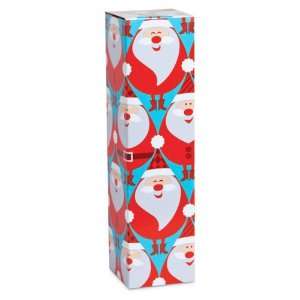  Retro Santa Single Wine Bottle Gift Box: Kitchen & Dining