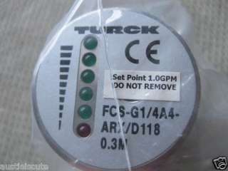 Parker Plug Valve Turck Flow Control Sensor Sealed AMAT 6A PR6 EPRT 